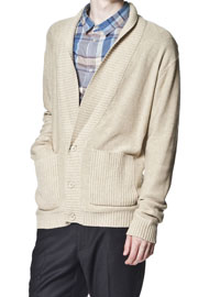  Bowie Cardigan Light Beige Mel