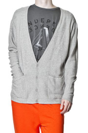  Gordon Cardigan Light Grey Mel
