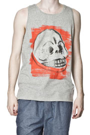  Kim Tank Chalk Skull Grey Mel