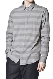  Loose Pocket Shirt Grey Shirt
